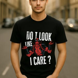 Men’s Deadpool Bold Graphic T-Shirt – Black | 100% Premium Bio-Washed Cotton
