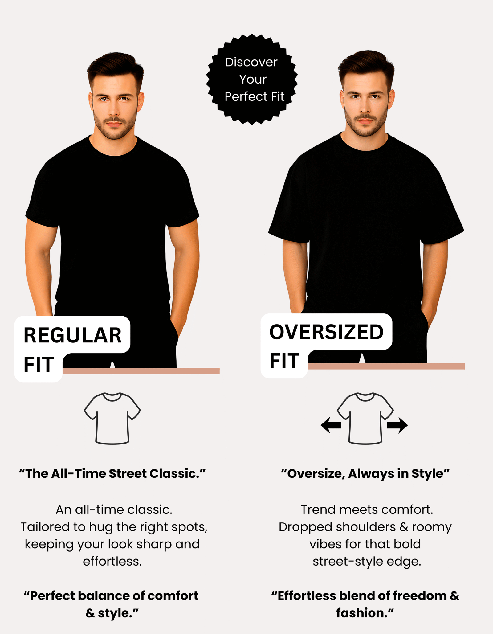 Men’s Oversized Peacock Blue Graphic T-Shirt – 100% Premium French Terry Cotton (270 GSM) - Image 3